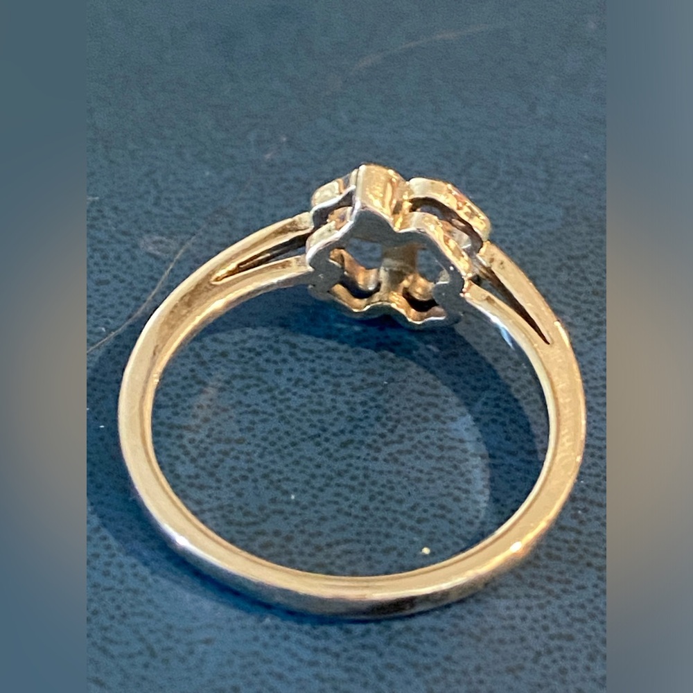 Four Leaf Clover Sterling Silver Ring View 6